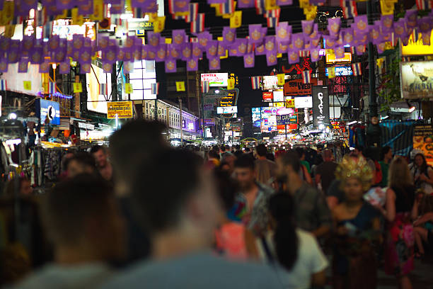 istock Daily night scene in Khaosan Road 466442002