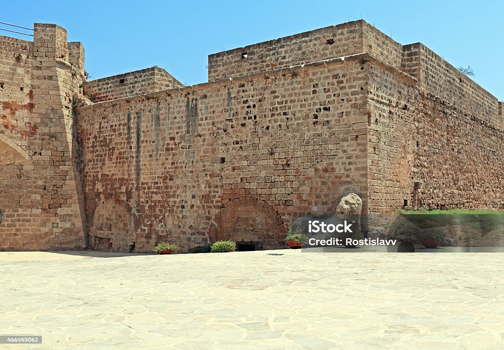 Walls of Famagusta Fortress, Cyprus Ancient Walls of Famagusta venetians fortress, Cyprus 2015 Stock Photo