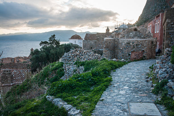 istock Cityscape at Monemvasia, Peloponnese, Greece 466446266