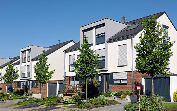 istock Contemporary housing estate 466446413