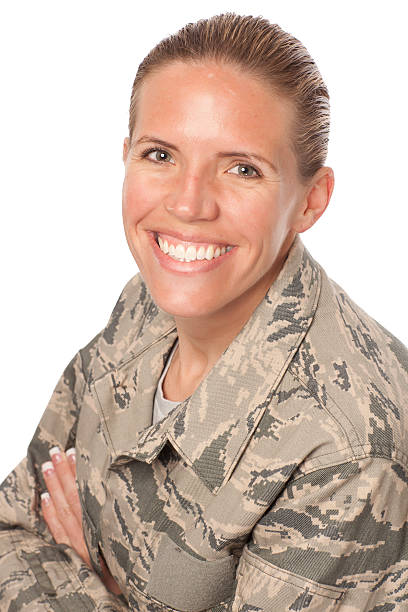 istock Happy female airman 466446754