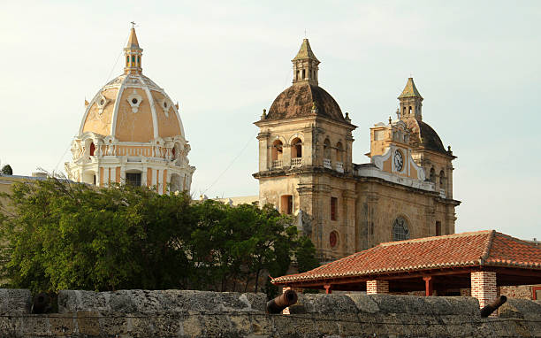 istock Cupola and cathedral in town 466449292