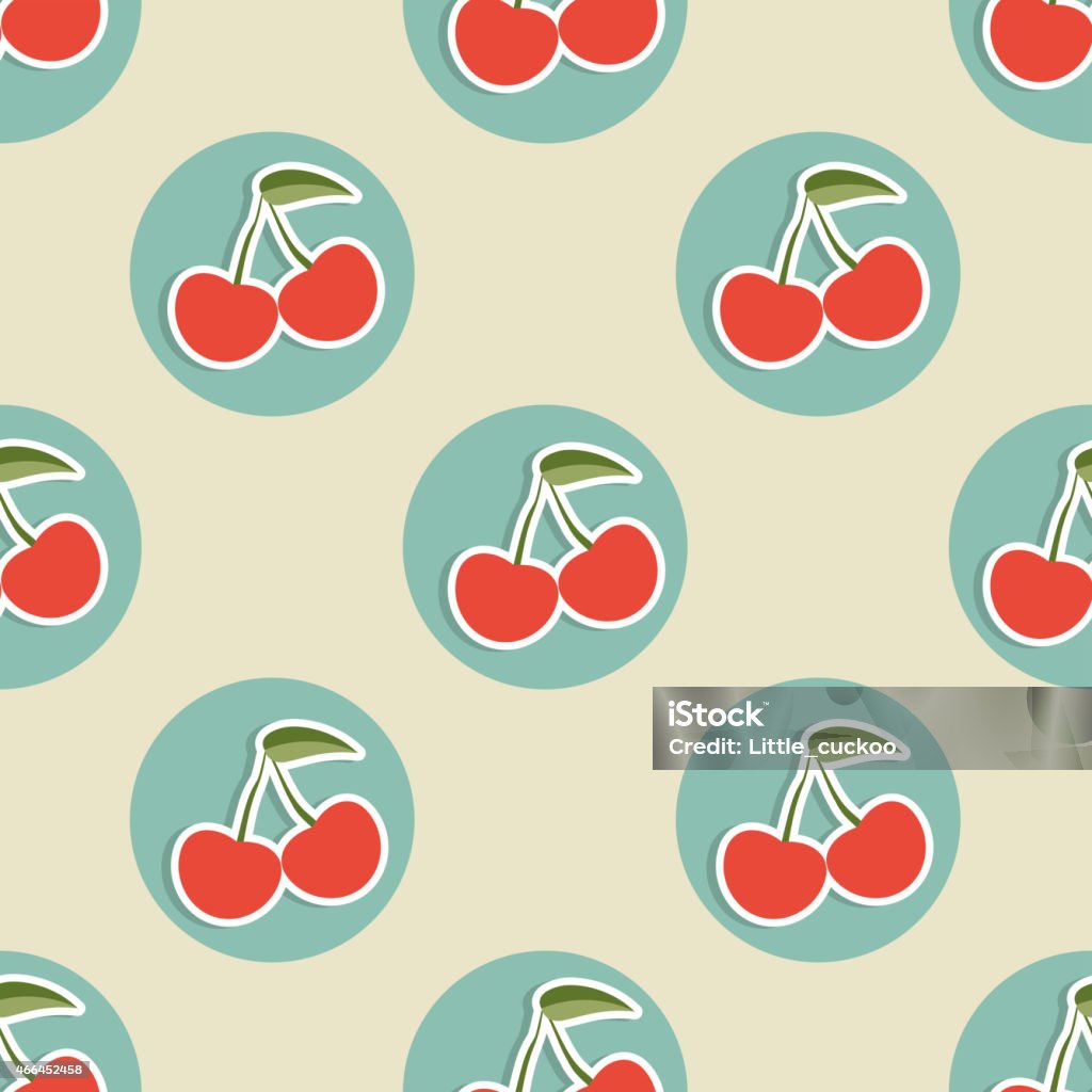 Cherry Pattern Texture Cherry Pattern Seamless Texture With Ripe Red Cherries Stock ...