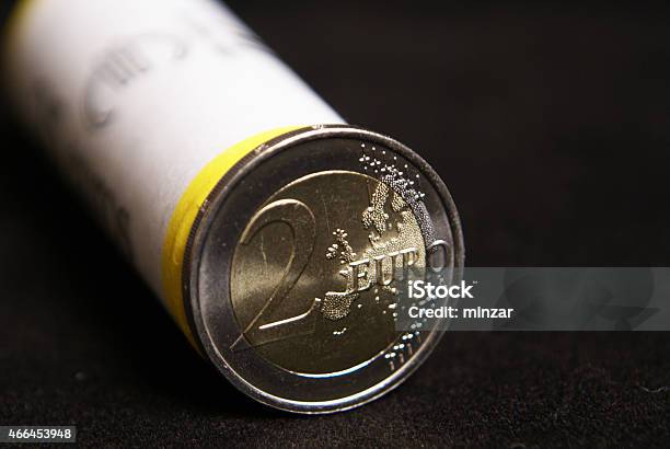 Two Euro Coin Stock Photo - Download Image Now - 2015, Ahsha Rolle, Backgrounds