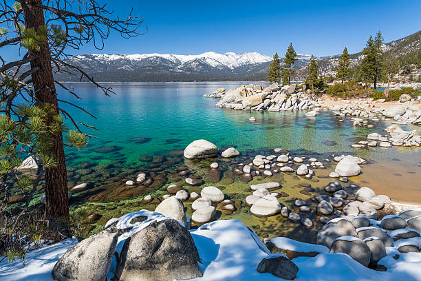 istock Lake Tahoe with snow 466454622