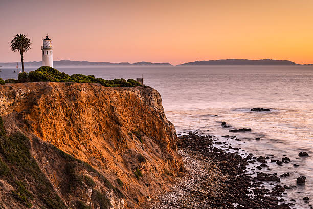 istock Crumbling cliff side along a point on the Pacific Ocean 466464363