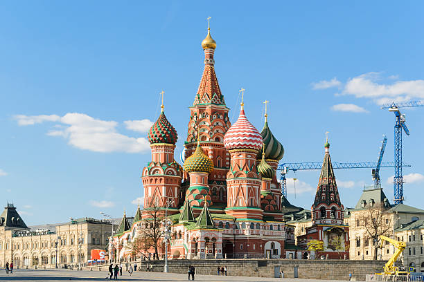 istock St. Basils Cathedral on Red Square in Moscow 466468642