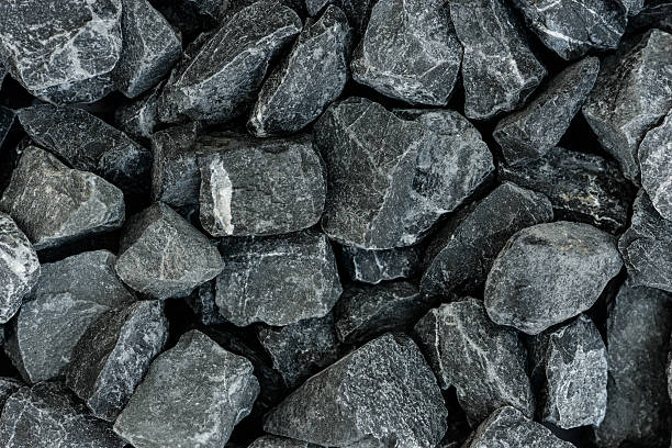grey granite gravel background for mix concrete