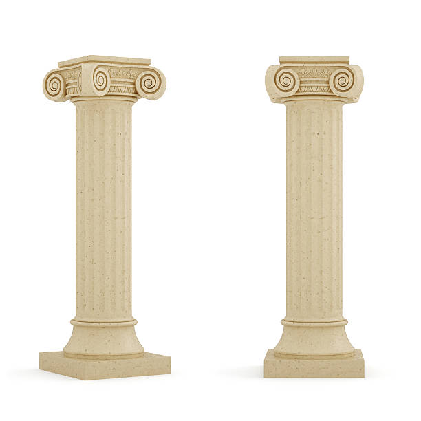 des colonnes touche - column greek culture roman architecture photos et images de collection