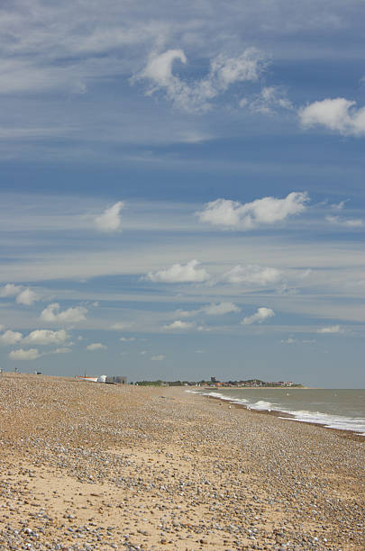 suffolk coast - sizewell b nuclear power station foto e immagini stock