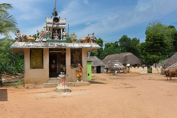 istock Village shrine for goddess Mariamman, Parvati. 466474868