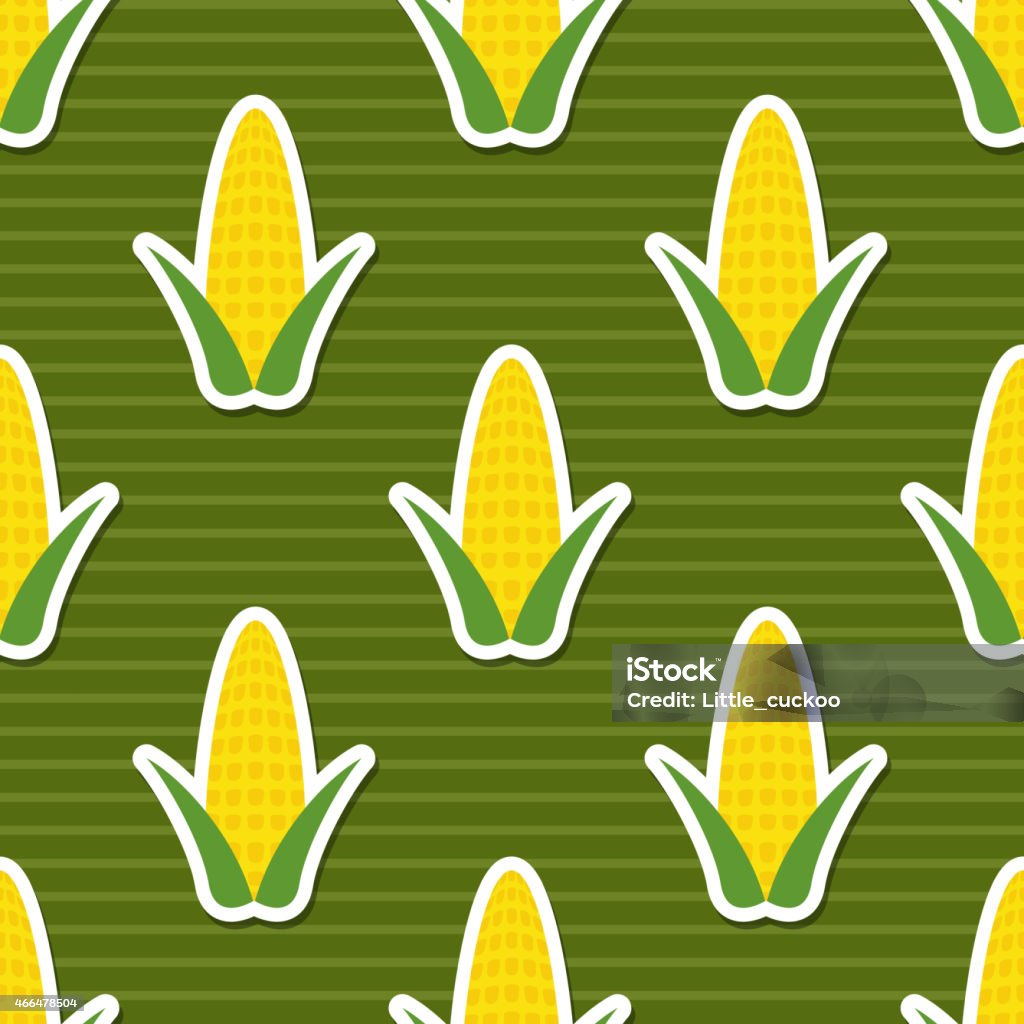 Corn Image Pattern Corn Pattern Seamless Texture Stock Illustration - Download Image Now ...
