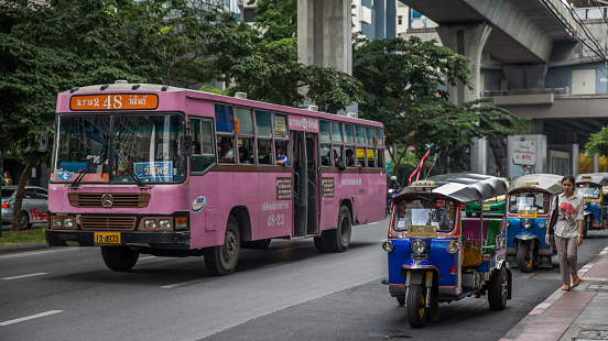 Public Transportation In Bangkok Thailand Stock Photo Download Image Public Transportation In Bangkok Thailand Stock Photo Download Image