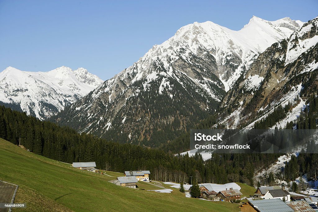 Mountains alps range the famous alp mountains mountaineer range high Austria Stock Photo