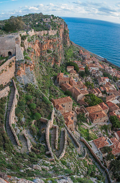 istock Cityscape at Monemvasia, Peloponnese, Greece 466485592