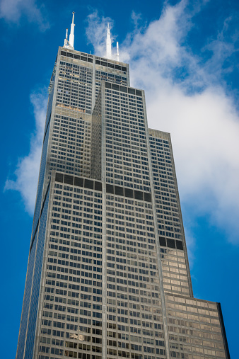 The Willis Tower in Chicago formerly known as The Sears Tower.