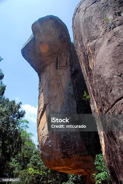 Sigiriya Lionrock Fortress The Rock Face Stock Photo - Download Image Now - Asia, Cliff, Crag