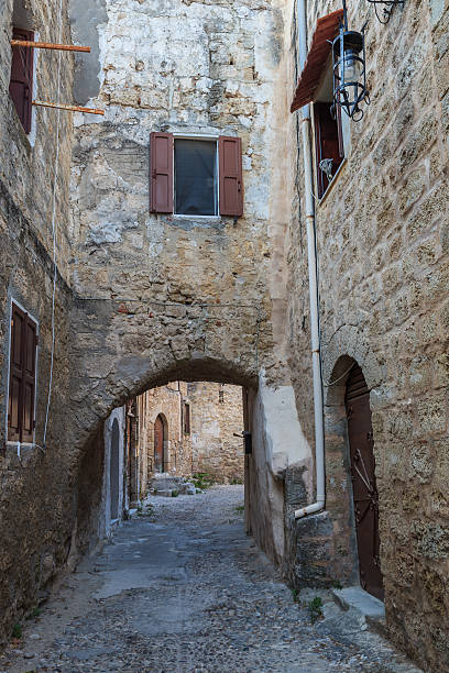 istock Street in medieval town 466488090