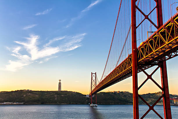istock 25th of April bridge and Christ the King statue 466488652