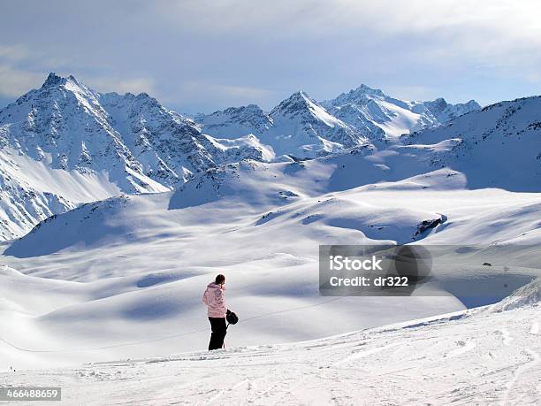 Inverno In Alpi - Fotografie stock e altre immagini di Monte Eiger - Monte Eiger, Sentiero, Alpi