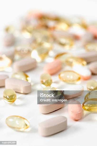 Vitamin Pills Stock Photo - Download Image Now - Capsule - Medicine, Close-up, Color Image