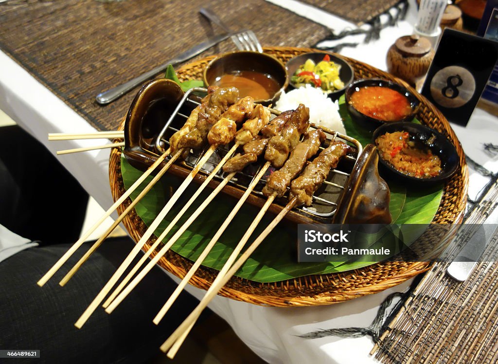 Un saté indonésien - Photo de Aliment libre de droits