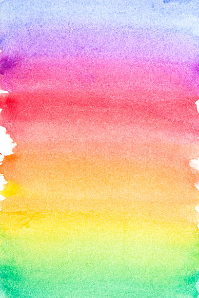 rainbow bunten aquarell hintergrund - schattiert stock-grafiken, -clipart, -cartoons und -symbole