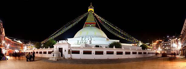 istock Evening view of Bodhnath stupa - Kathmandu - Nepal 466496422