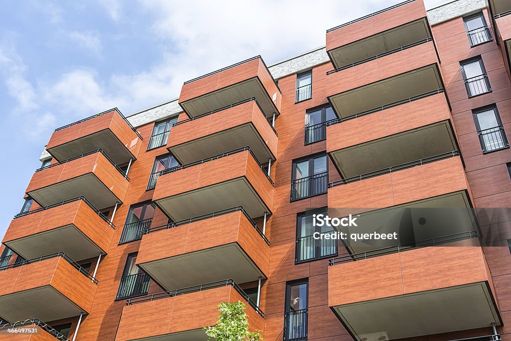 Apartment mit Balkon - Lizenzfrei Architektur Stock-Foto