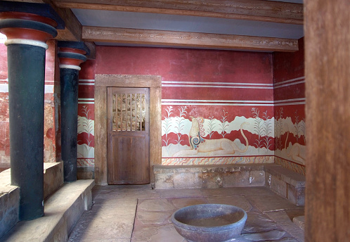 Knossos or Cnossos is the largest Bronze Age archaeological site on Crete and is considered Europe's oldest city.
