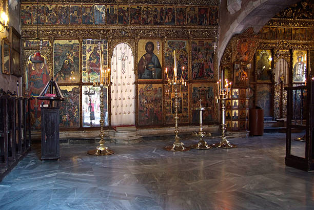 The orthodox basilica of Heraklion (indoor)