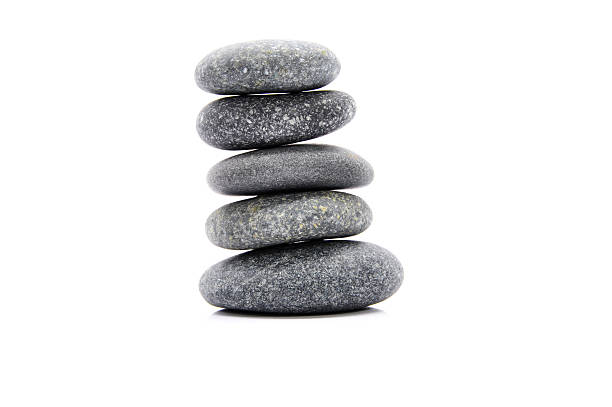 istock Zen And Spa Stone Over White Background 466501602