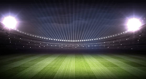 istock soccer stadium and the bright lights 466502534