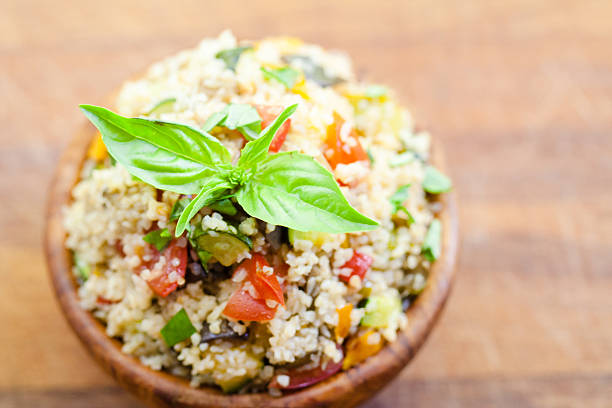 istock Tabouleh Salad in an Olive Wood Bowl 466502599