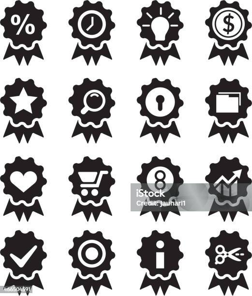 Badge Icon Set Vecteurs libres de droits et plus d'images vectorielles de Acheter - Acheter, Admiration, Amitié