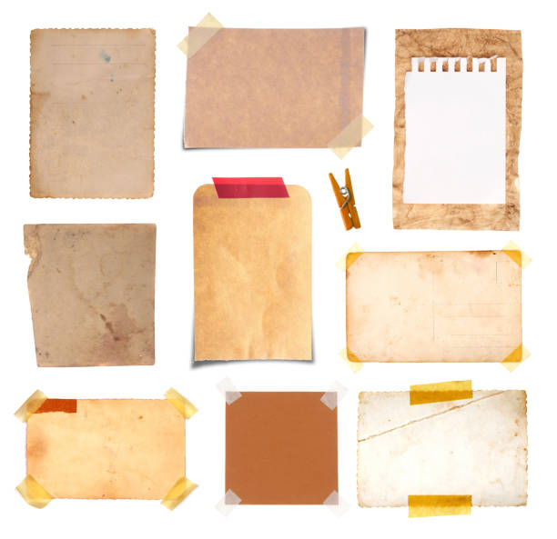 istock Collection of old blank papers 466505617