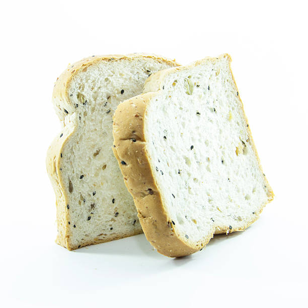 istock Whole wheat sliced bread with sesame seed 466505660
