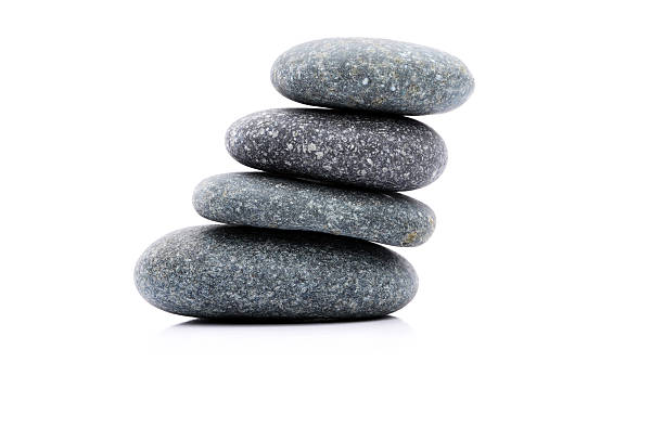 istock Zen And Spa Stone Over White Background 466505990