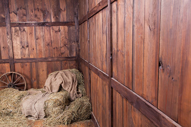istock Wood and hay background 466506007