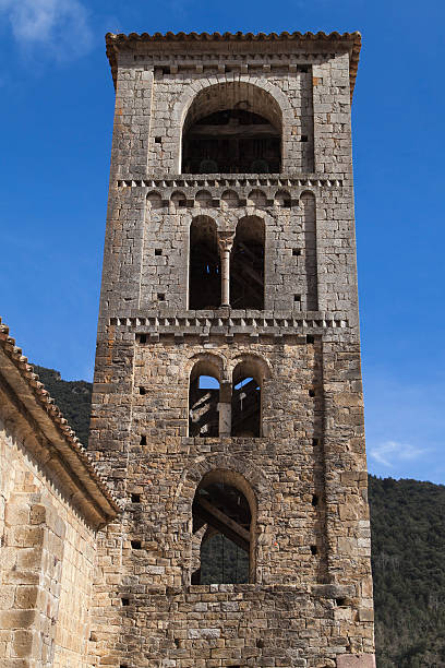istock Romanesque bell tower of Beget 466506016