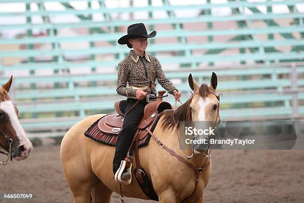 Horsebackriding At The County Fair And Rodeo Stock Photo - Download Image Now - Adult, Agricultural Fair, Animal