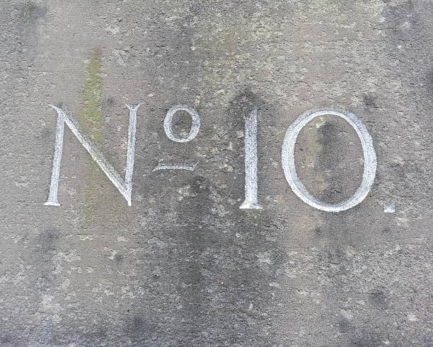 istock Antique British England Nr. 10 in stone 466516226