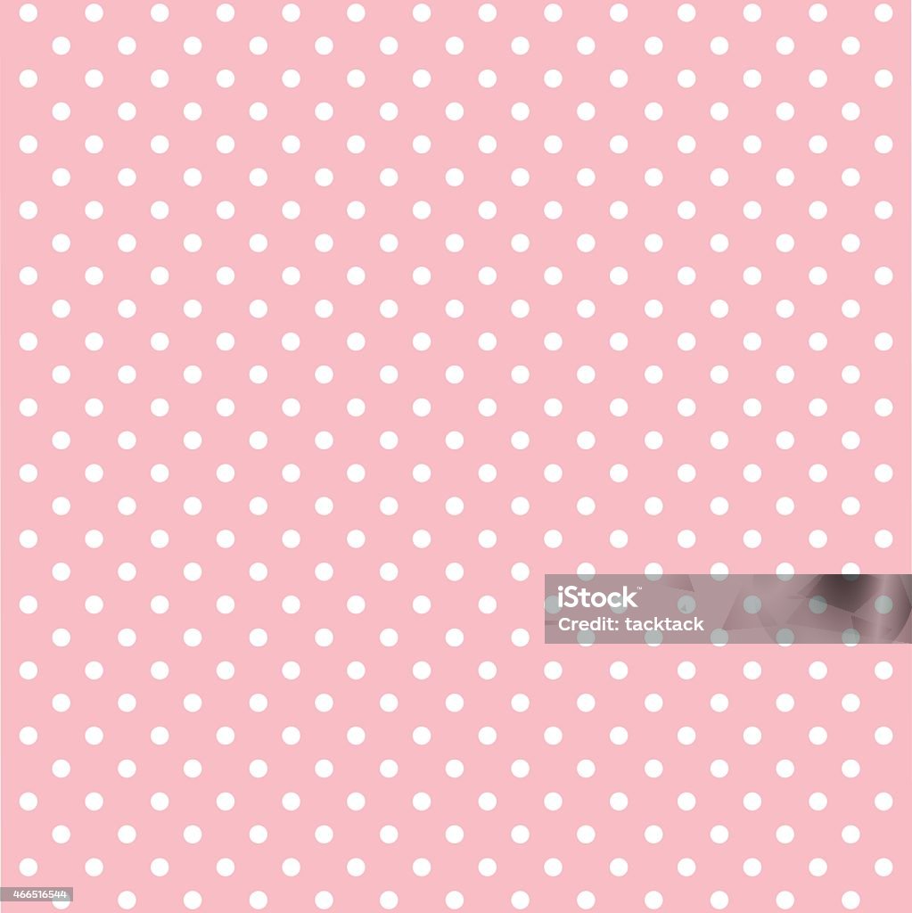 Pink background with white polka dots arranged neatly vector background with polka dots Polka Dot stock vector