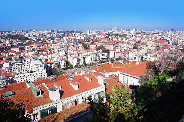 Lisbon spring skyline, Portugal