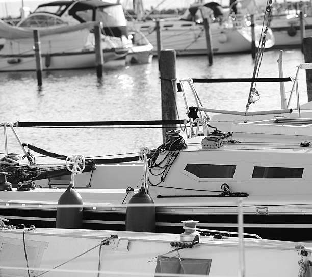 istock Luxury yacht on pier at seaside in Denmark. 466520416