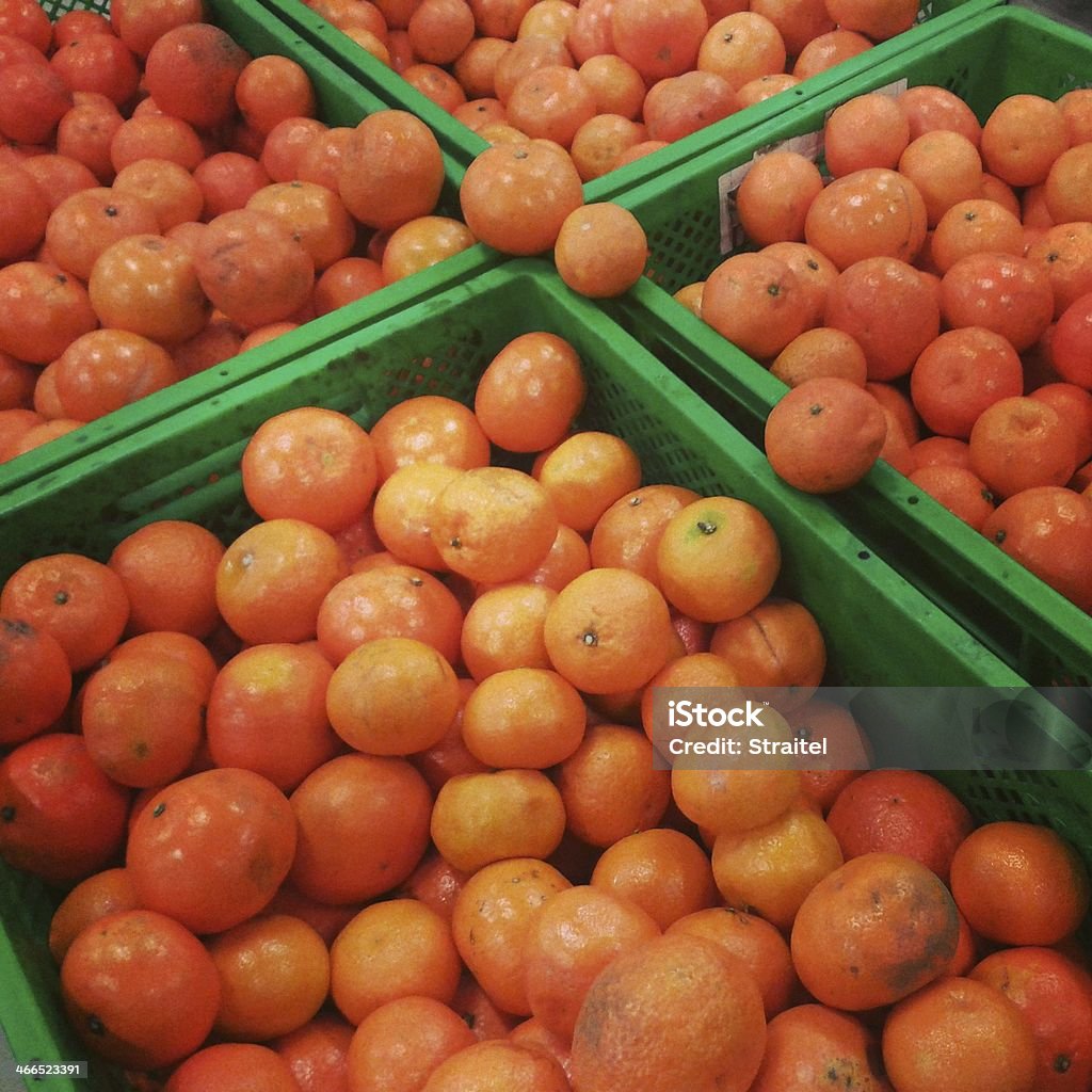 Tangerine. Photographed with mobile phone. Abundance Stock Photo