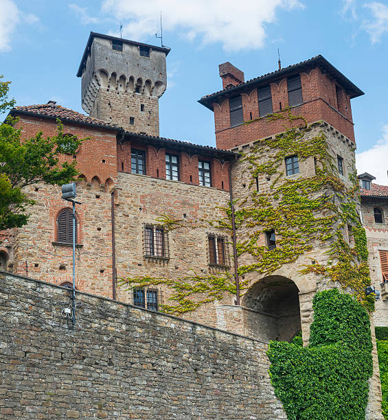Tagliolo Monferrato, Italy - July 1, 2014: the historic castle in the Alto Monferrato region, built starting from the 10th century
