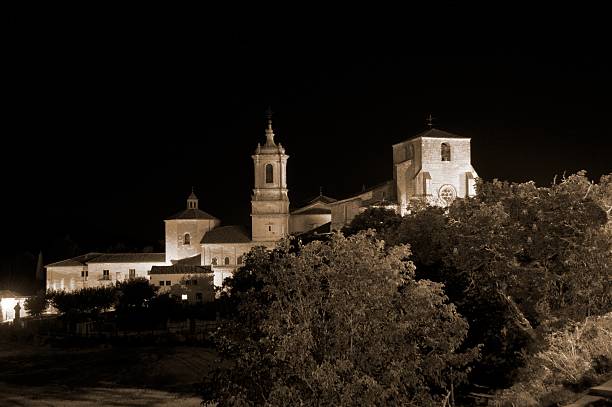 istock Night view of Santo Domingo de Silos 466531646
