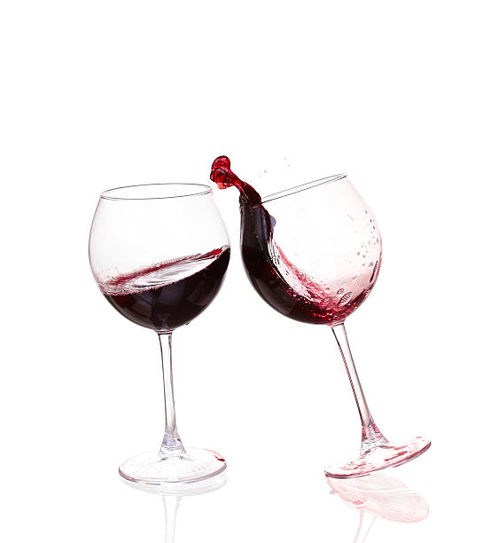 istock Set of glasses with red wine 466531682