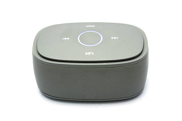 istock Bluetooth speaker on white background, stock photo 466539480